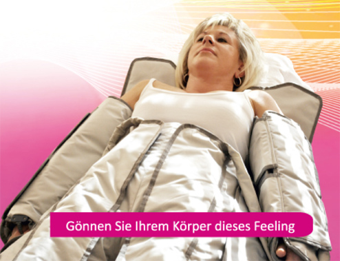BeautyLymph ist ein Druck und Gleitwellenmassage Gerät für die mechainsche Lymphdrainage