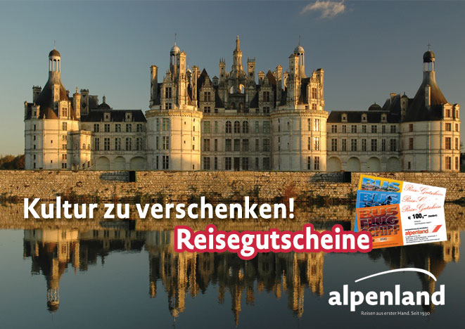 einlösbar für Reisen aller Art (Bus, Flug, Schiff, Bahn, Tickets)