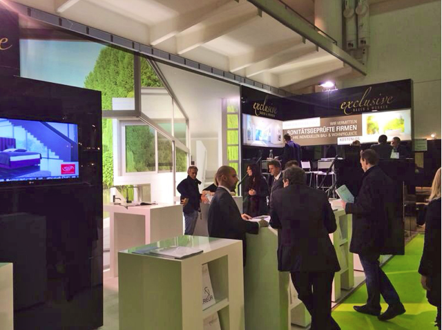 Wir sind auf den wichtigsten Fachmessen in Österreich und Bayern - besuchen Sie uns am Messestand, profitieren Sie von unserem kostenlosen BauWohnCheck, unseren bonitätsgeprüften Firmen und holen Sie sich Ihre kostenlose Ausgabe der Fachzeitschrift "Exclusive Bauen 