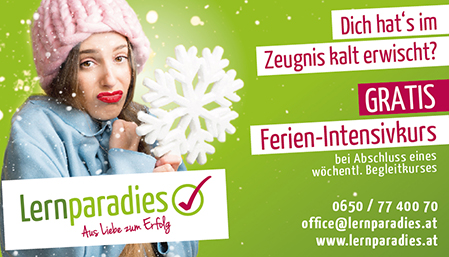 Gratis Ferienkurs bei Abschluss eines Begleitkurses