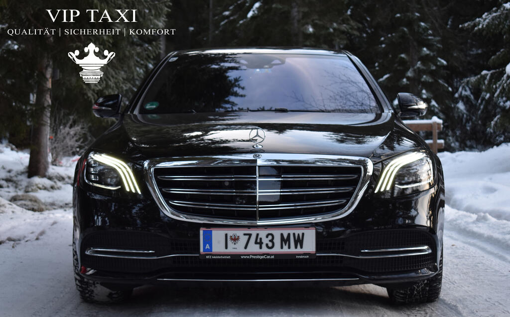 Unser exklusiver Transfer Taxi Service am Flughafen Innsbruck